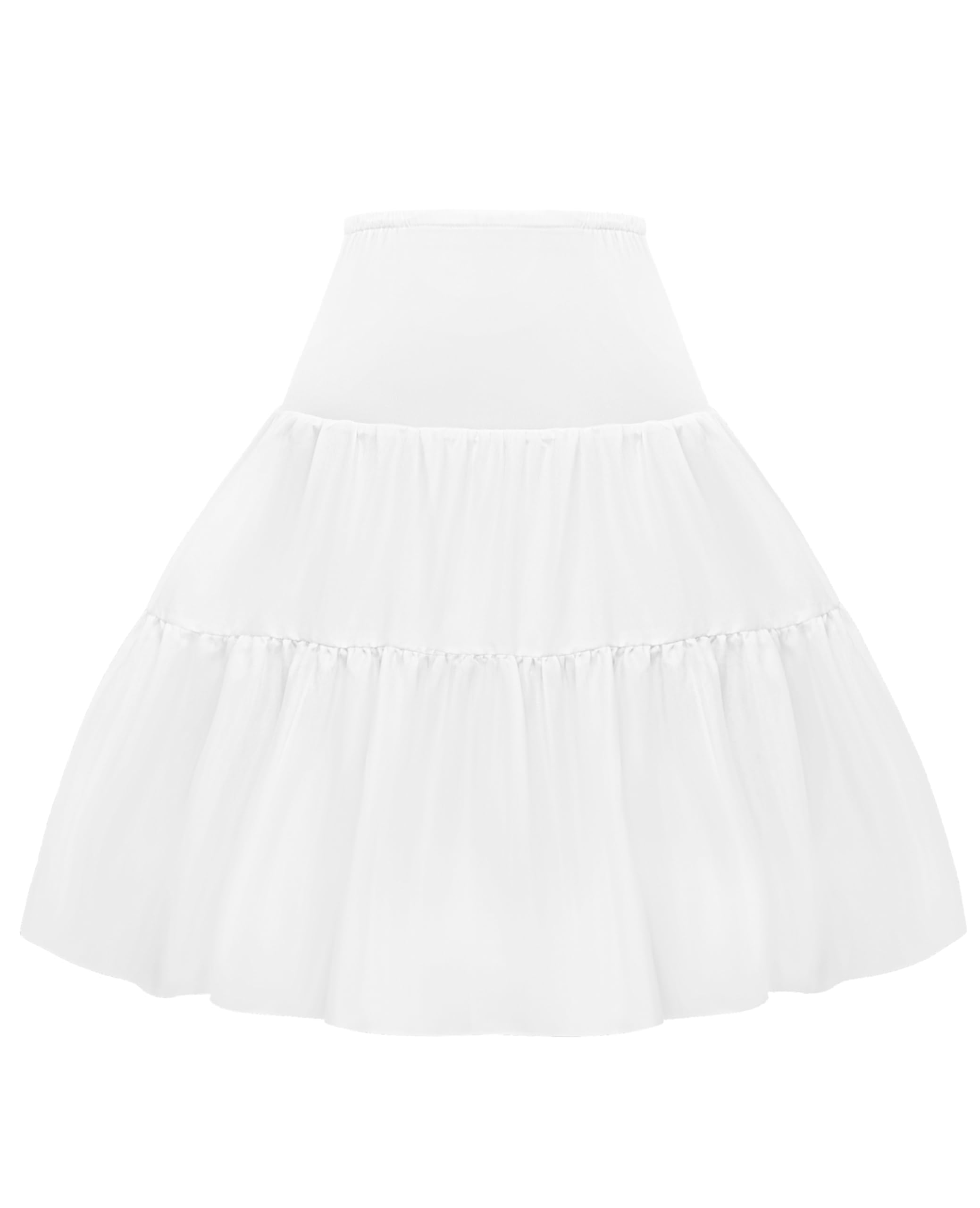 Vlazom Damska spódnica tutu z krynoliną o linii A 2-obręcz regulowana halka na ślub / studniówkę / Halloween / cosplay / sukienka balowa S-3XL