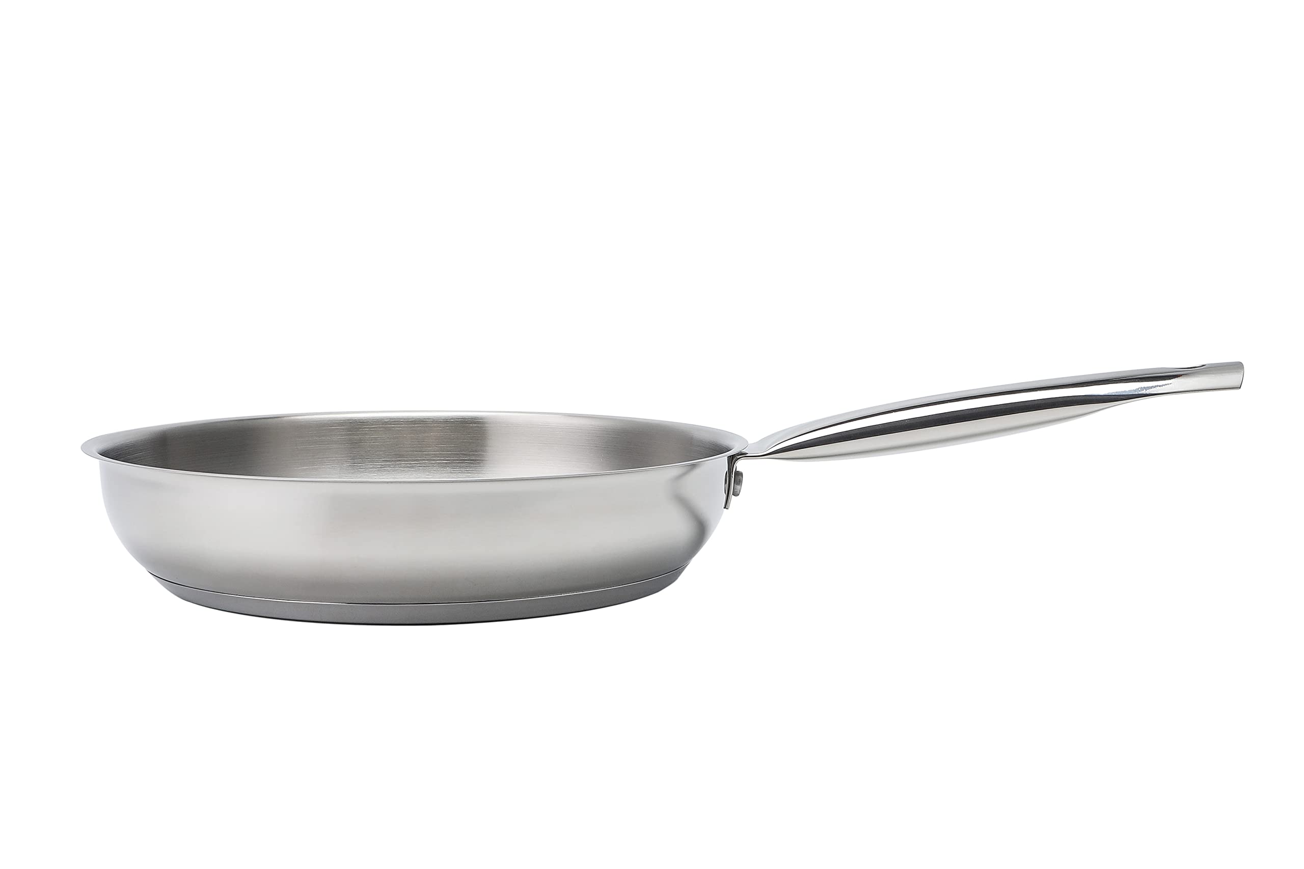 Echtwerk Juego de 8 cacerolas de acero inoxidable - Con tapa de cristal - 3 cacerolas - Para todas las cocinas - Edición plateada