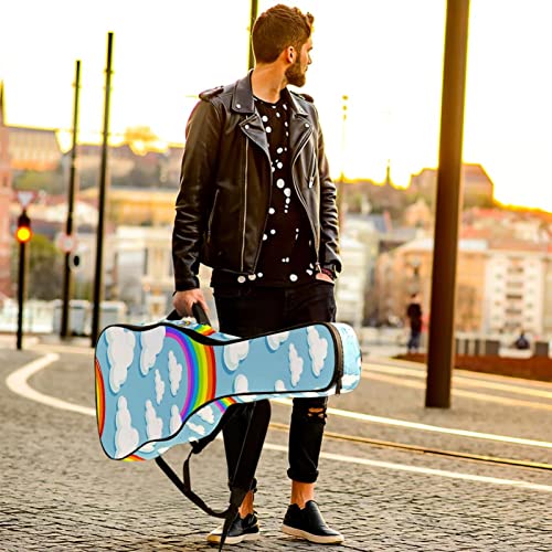 Housse de transport étanche pour guitare avec bandoulière réglable Violet zébré, Multicolore 04, 42.9×16.9×4.7 in… - Les Beatles, Paul McCartney, John Lennon, RIngo Starr, George Harrison Housse de transport étanche pour guitare avec bandoulière réglable Violet zébré, Multicolore 04, 42.9x16.9x4.7 in… – Image 7