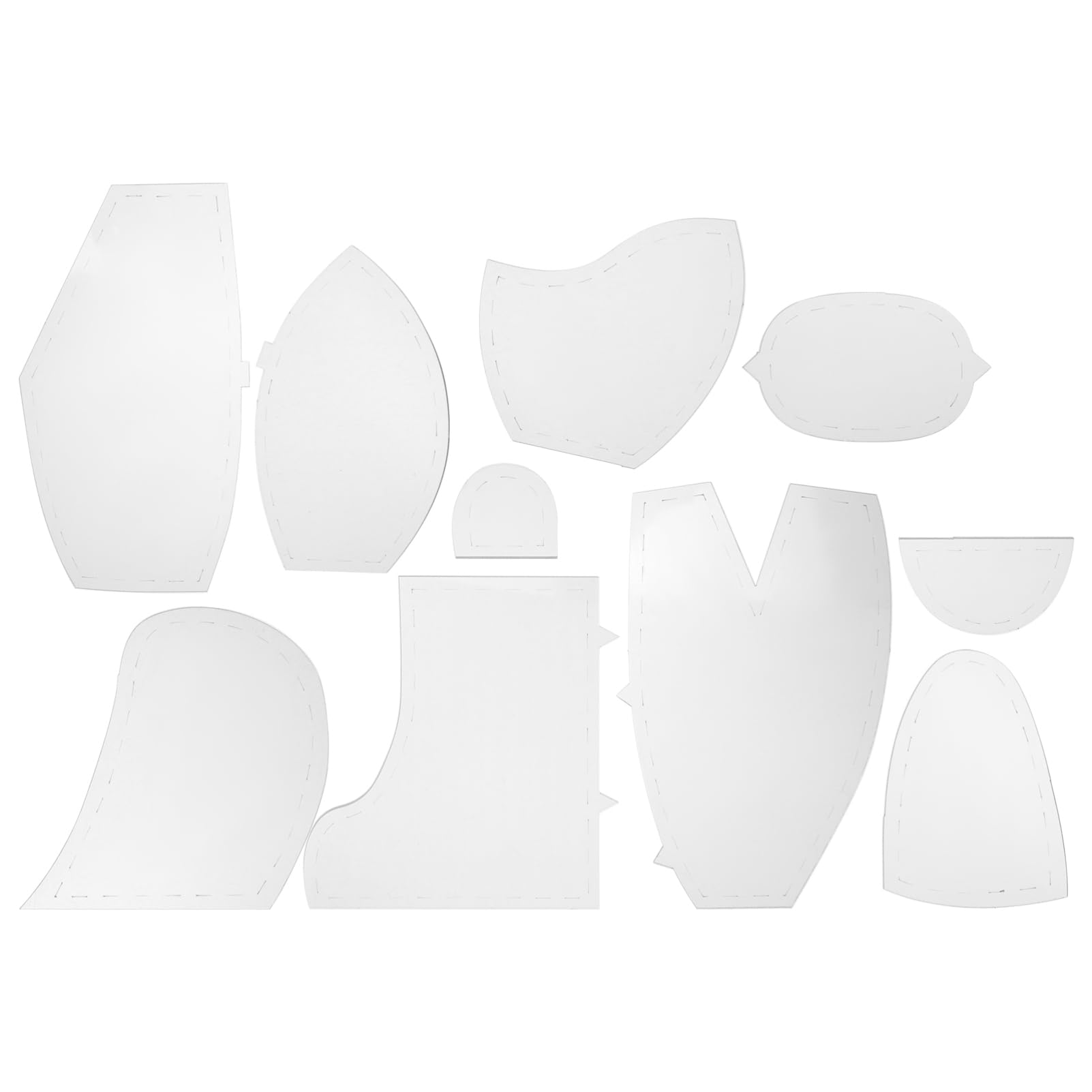 VILLCASE 1juego Plantillas De Costura Para Osos De Memoria Regla Acrílica Para Manualidades y Patchwork Modelos De Costura Para Juguetes De Peluche