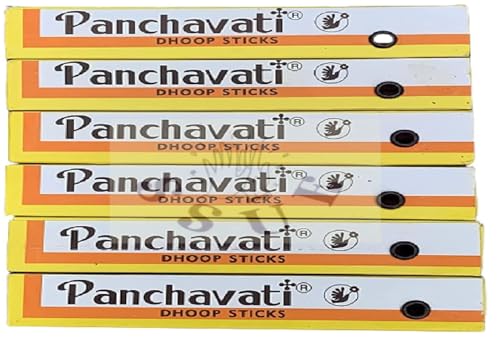 Image of SSR Panchavati Dhoop / Inscense Sticks 12 Boxes-1 Meditation and Enlightenment-Worship Temple