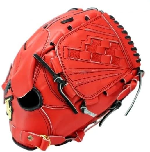 Mizuno Pro 左投げ軟式グローブ 赤 収納袋付き Mizuno Pro 左投げ軟式