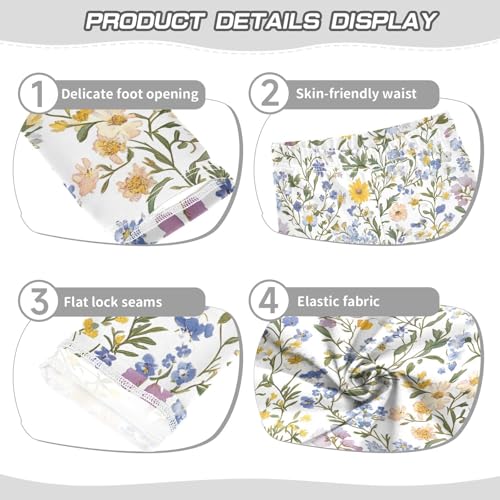 Girls' Leggings Vintage Wildflowers Kids Yoga Tights Pants 1 Pack 208610053