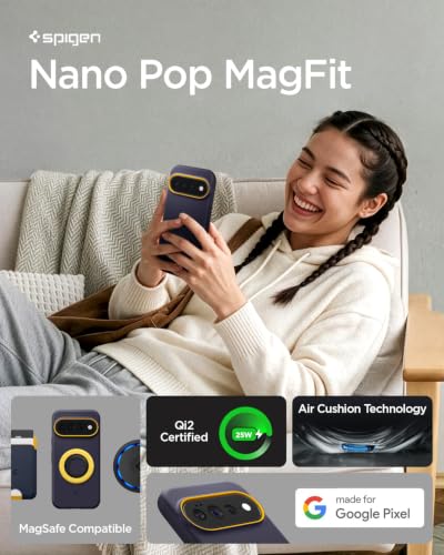 Spigen Nano Pop MagFit for Google Pixel 11 Pro XL Case, Blueberry Navy - image 3