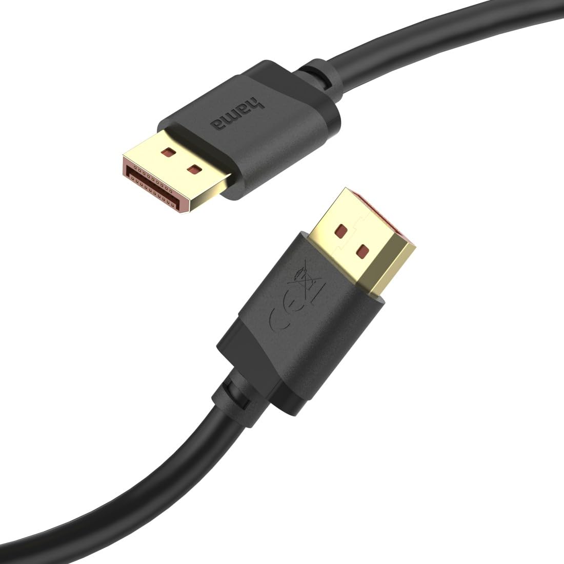 Кабель Hama DisplayPort, DP 2.1, Ultra-HD 8K, 40 Гбит/с, 2 м