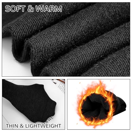 12 Pairs Mens Thin Merino Wool Socks Lightweight Cozy Breathable Merino Wool Crew Dress Socks for Hiking Casual4