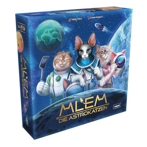 Juego de dados MLEM astrogatos familiar para 2 a 5 jugadores