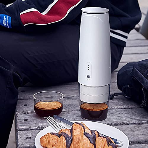 JSY Mini Máquina de Café Máquina automática portátil Capsule Coffee Machine Espresso Home Pequeña Mini Oficina Máquina… - Imagen 4
