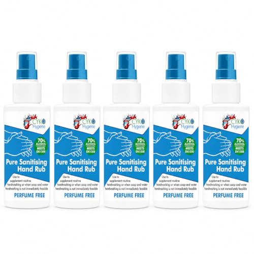 Image of 70% Alcohol Hand Sanitiser, 5 x 50ml, Travel & Workplace Use