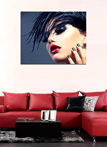 Fit You Canik103 Canvas Print Artwork Stretched Gallery Wrapped Wall Art Painting Poster Girl Beautiful Makeup Manicure