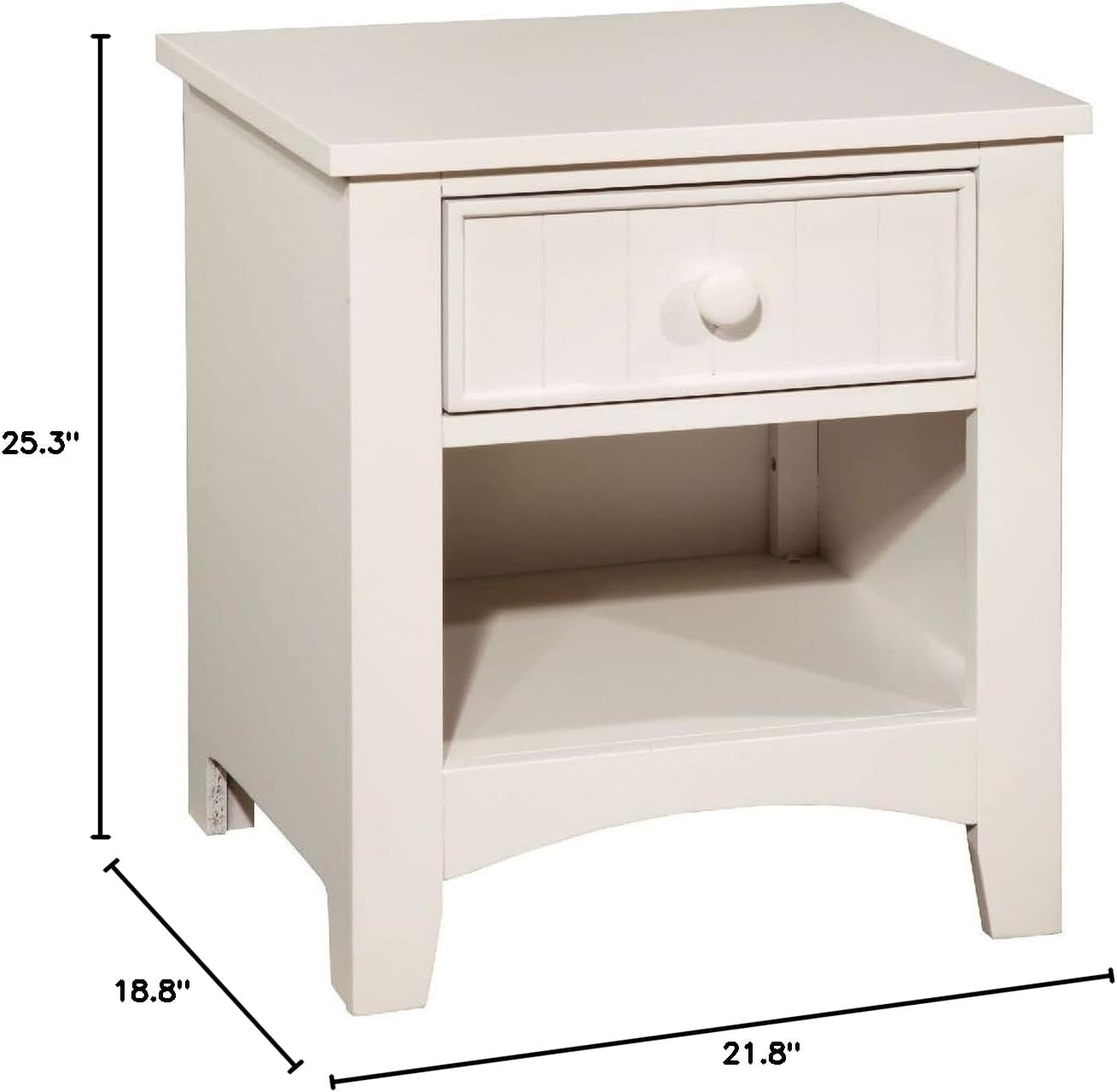 Furniture of America Omnus White Nightstands