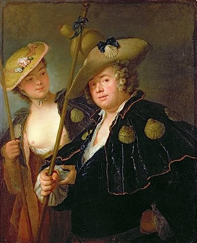 Pintura al óleo clásica para decoraciones del hogar con el misticismo de Antoine Pesne
