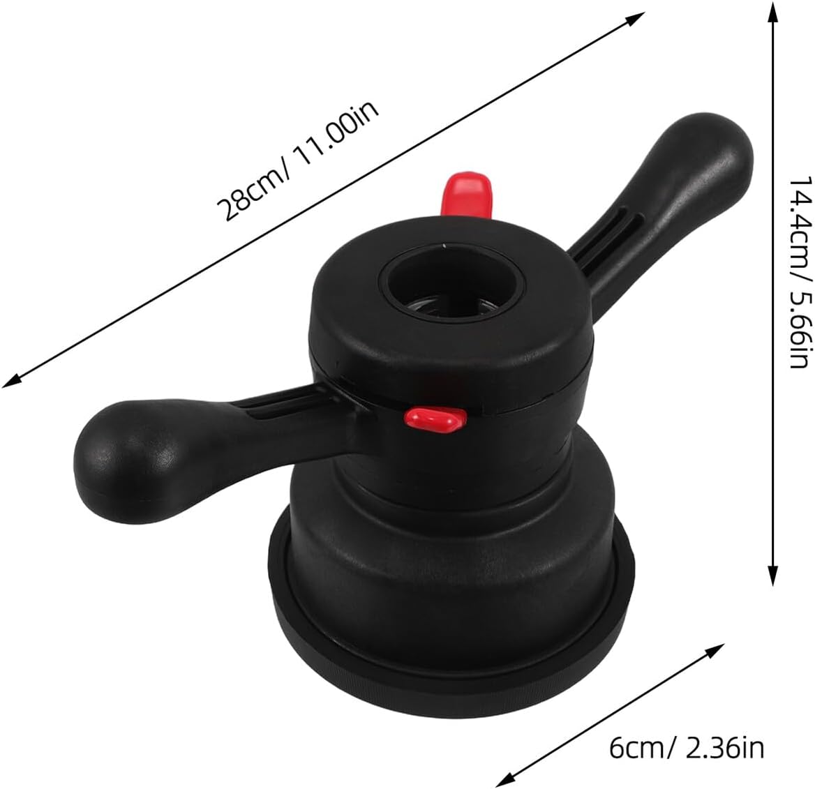 STOBAZA Quick Release Wheel Balancer Nut 40mm Thread 4mm Pitch Pressure Cup Hub Tire Change Tool for Automotive Wheel Balancing and Repair