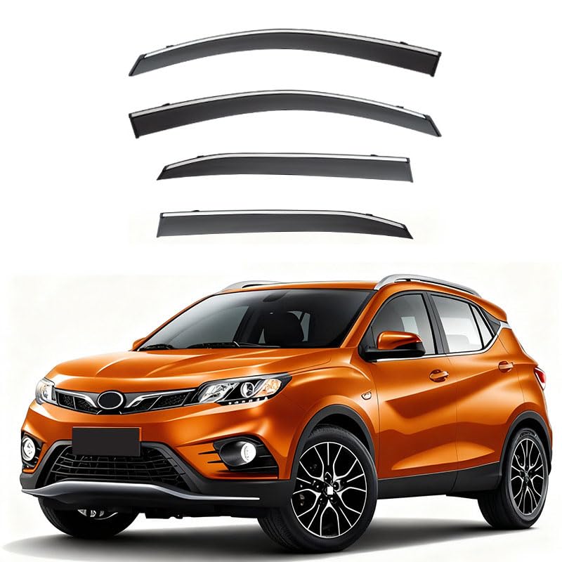 Déflecteurs de vent pour Soueast DX3 2016-2023 - Kit de 4 pièces pare-pluie et soleil