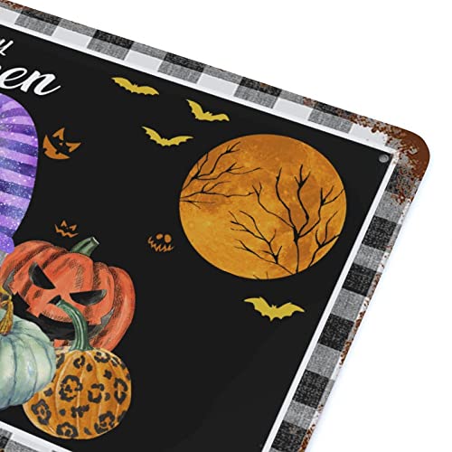 Décoration Halloween durable plaque alu résistante aux intempéries - 8