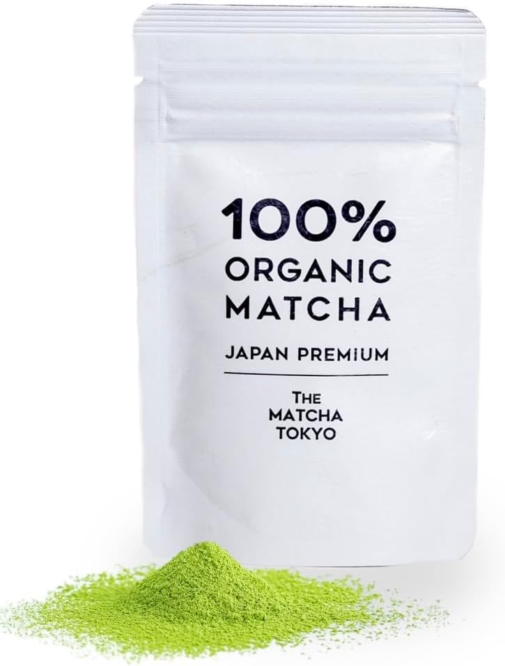 The Matcha Tokyo, 100% Organic Matcha JAPAN PREMIUM - Ceremony Grade (20 gram pouch)