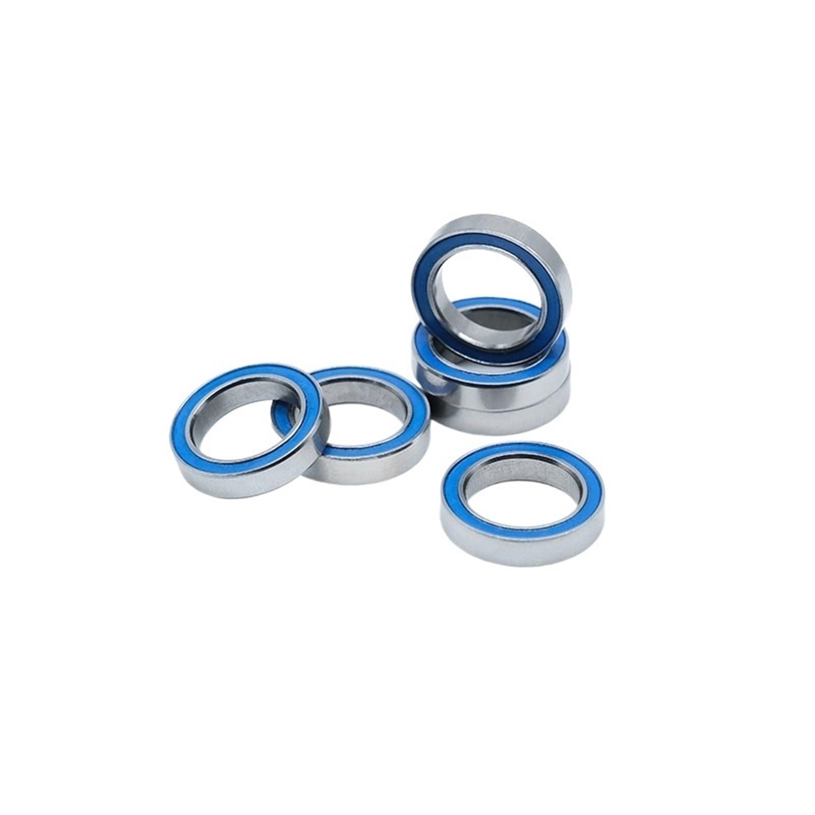 Deep Groove Ball Bearings 6 PCS MR1319RS Lager Blau Versiegelt 13x19x4mm ABEC-7 MR1913 2RS ​​Kugellager Teile for Hobby RC Auto Lkw