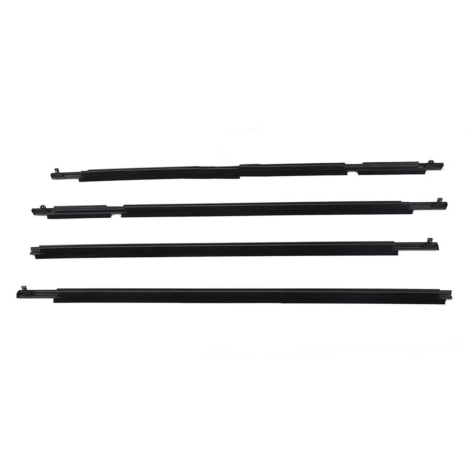 Pbqenxb One Color For Toyota For Rav4 Us Version 2006-2012 4 X Car Door Window Glass Sealing Strip Waterproof Pressure Sealant Strip Outer Window Weatherstrip