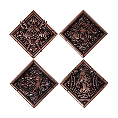 FANATTIK Resident Evil VIII – Dorfnachbildung Hauswappen Medaillon Kollektion, Einheitsgröße, Kunststoff, Ohne Edelstein