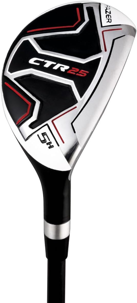 Fazer CTR25 - Set da golf da uomo, destrorsi, in legno da fairway, ibrido, ferri oversize, putter, mazza da golf, borsa con supporto, set completo di mazze da golf per principianti e giocatori
