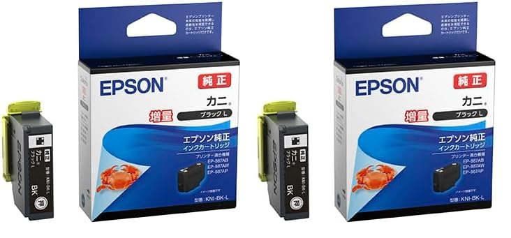 Amazon.co.jp: エプソン 純正 インクカートリッジ カニ KNI-BK-L
