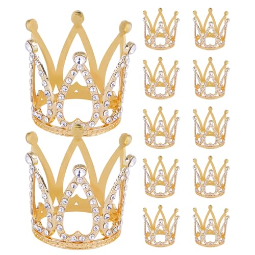 Mini tiaras para tarta Beaupretty: soluciona tartas sosas con 12 diademas pequeñas de niñas