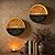 NativeSkins Eclipse Metal Wall Sconce Candle Holder Decoration - Set of Two, for Living Room, Bathroom, Dining Room