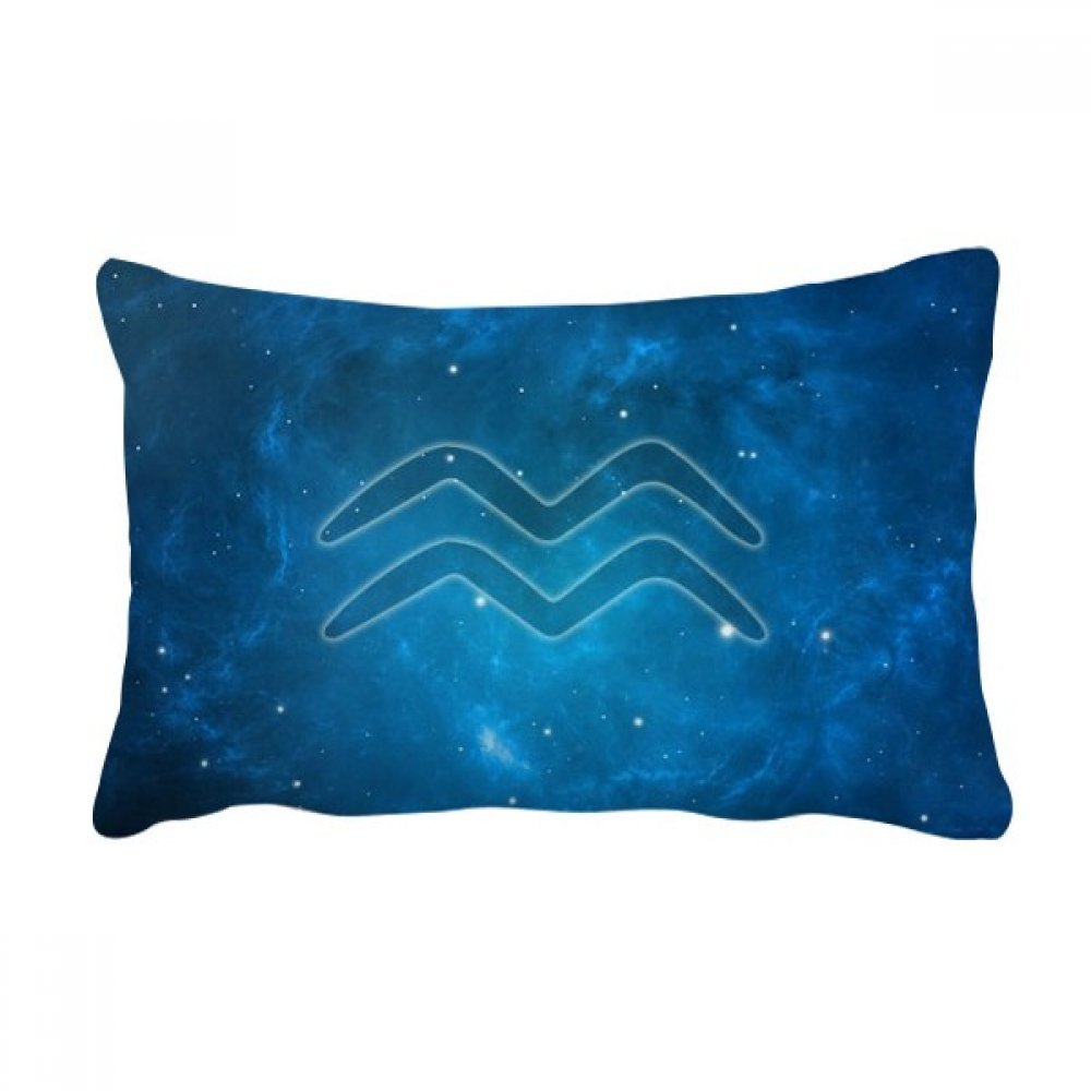 Coussin Verseau Nuit Étoilée pour Décoration Canapé Salon et Chambre