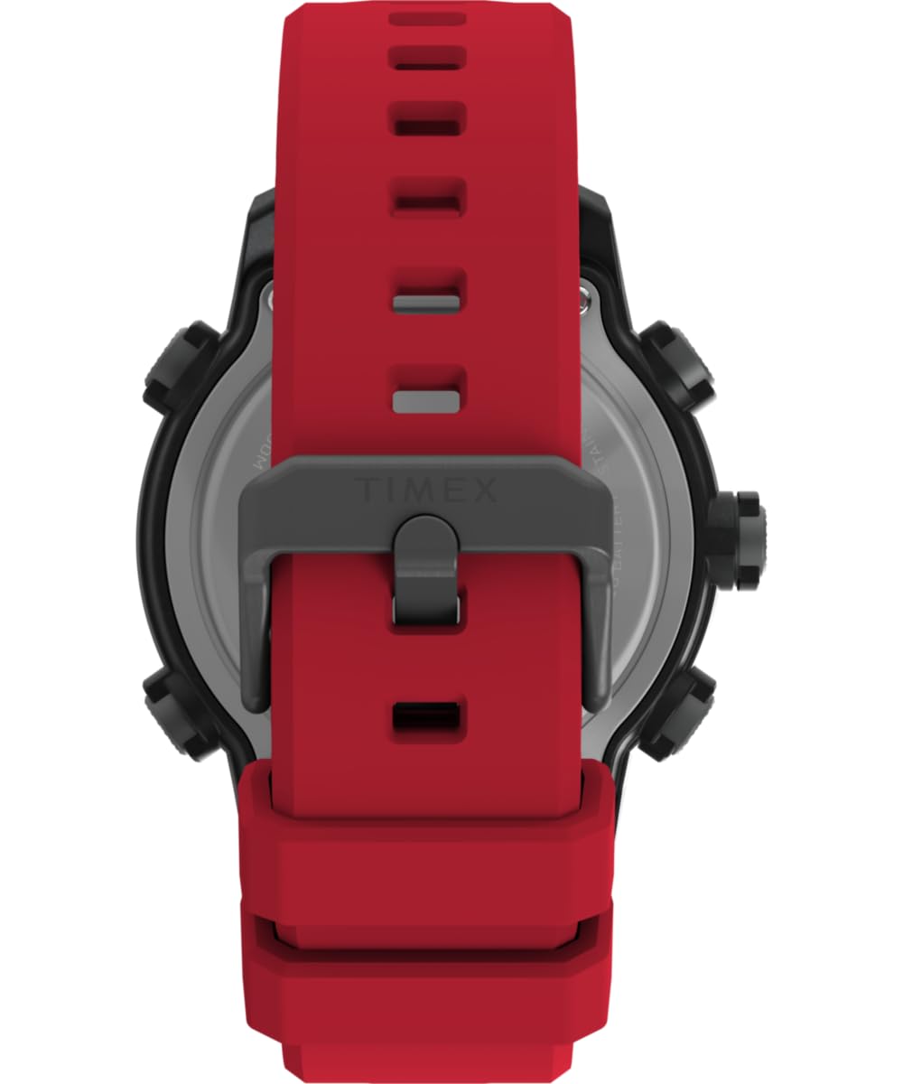 Timex Triathlon 200 Lap TW5M66900 - Orologio da Uomo da 44 mm, cinturino in Silicone Nero Con Display Digital