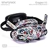 WRAPGRADE Folie Aufkleber für DJI Goggles 3 (Metal Sticker bomb)