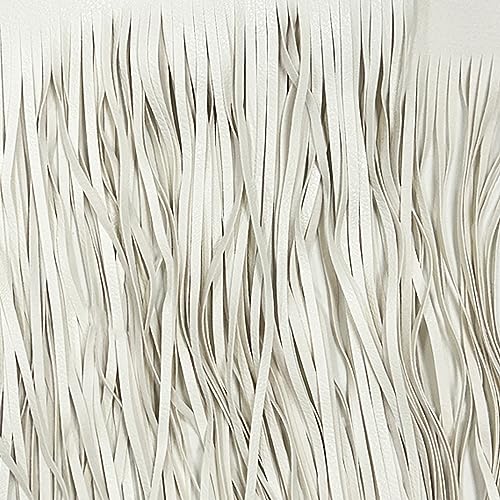 Women's Faux Leather Fringe Skirt Double Waist Belt Dress Pants Tassel Rave Dance Punk Clubwear4