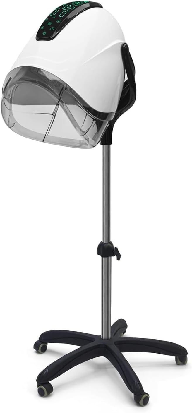 Professional Stand-up Hooded Hair Dryer,with Smart Touch Control Panel, 1000W 8-Spe...