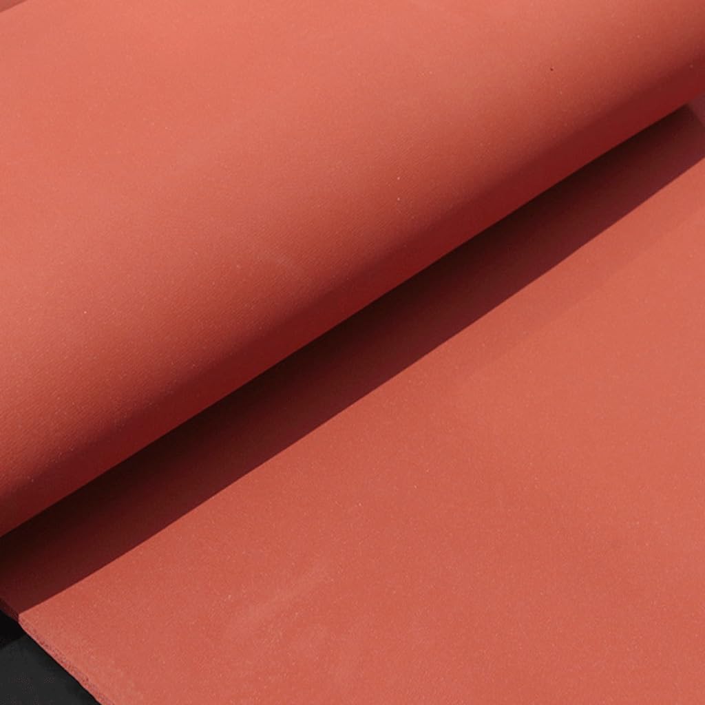 placa de espuma de silicona, Placa de losa espuma silicona, tablero hoja, manta aislamiento térmico, color rojo, 1 unidad, for junta sellado mejoras for el hogar(280 X 200mm,6mm)