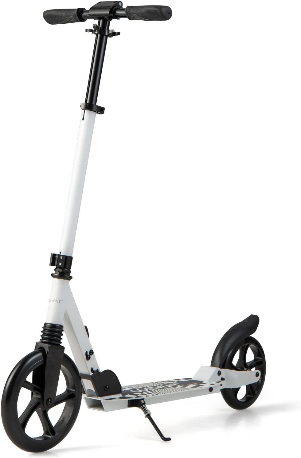CYGJDWAQ Scooter Adulte Aluminium 100kg - Trottinette Pliante Avec Frein à Disque Et Guidon Réglable