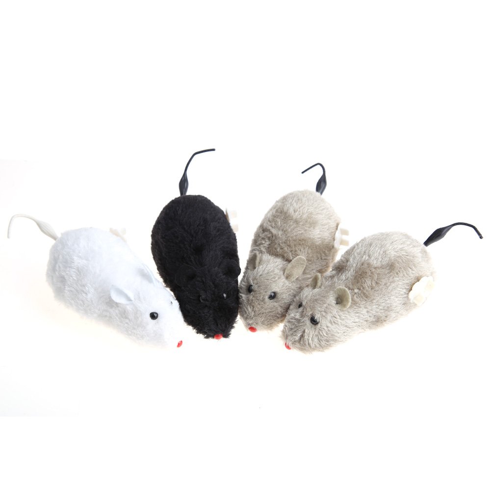 Amazon | prettygood7 回転メカニズムマウスおもちゃ 猫 犬 ペット