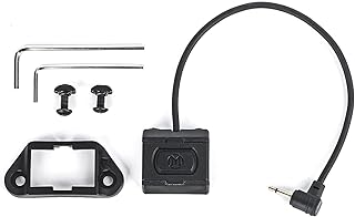 NOBUHIRO Remote Pressure Switch, Tactical Scout Light Weapon Lights Switch for DBAL / PEQ / PEQ15, Applicable to 20mm Picatinny Rail, with Mount Kit Suitable for Mlok / Keymod Rails (2.5mm Plug BK)