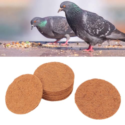 Image of 10Pcs Bird Nesting Mat Pigeon Breeding Eggs Mat Dry Grass Mattress Nesting Pads Comfortable Bedding for Birds Pigeons Chicken
