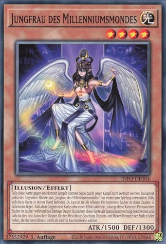 Jungfrau des Millenniumsmondes INFO-DE004 Common Deutsch Boosterfrisch 1. Auflage - The Infinite Forbidden - mit ReCollectibles-Versandschutz - für Yu-Gi-Oh!