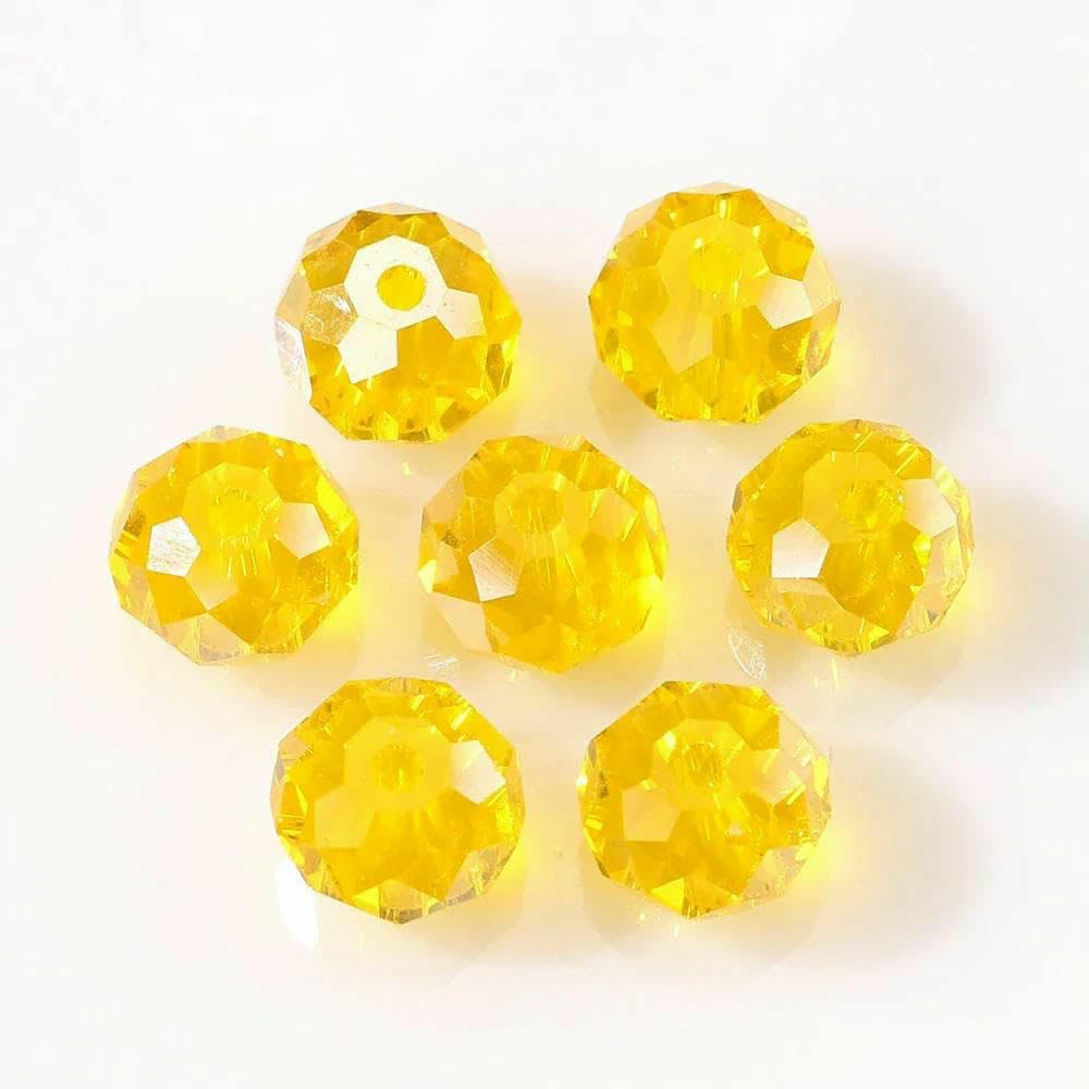 Perline Distanziatrici 50/100 Pezzi 4 6 8 10 Mm Strass Rondelle - Foto 11