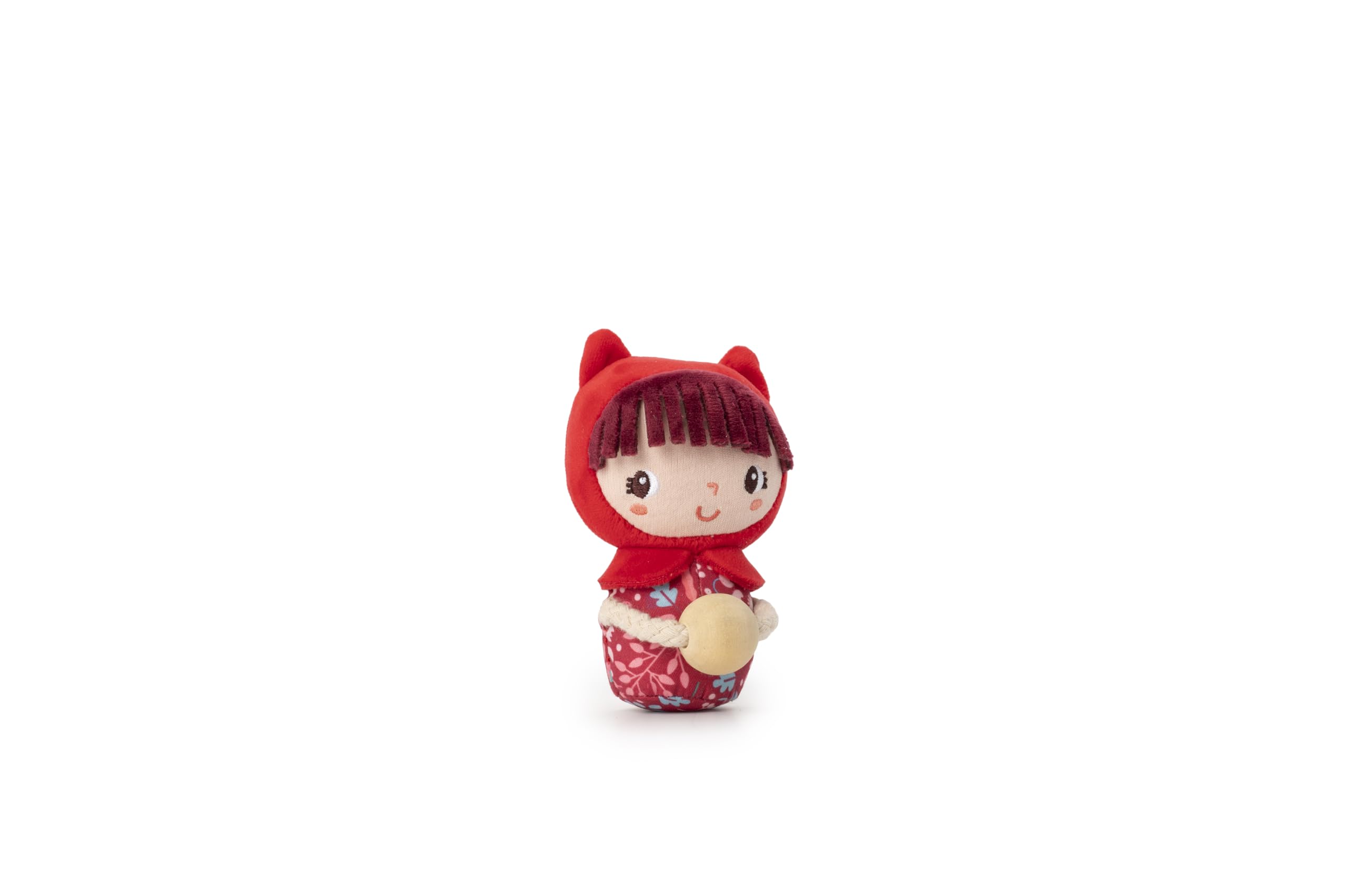 Mini Sonajero Caperucita Roja De Lilliputiens – Juguete Sensorial De Peluche Para Bebés Desde El Nacimiento, Estimula Vista Y Oído