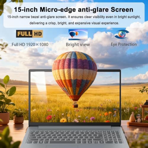 Image of Lenovo IdeaPad Slim 3 15.6 inch FHD Laptop, Intel Core i3-N355 8-Core Processor, 8GB DDR5 RAM, 128GB SSD, Wi-Fi 6, Windows 11, for Business, Students & Everyday Use
