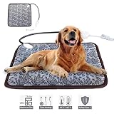 18'' x 18'' Keep Your Pets Warm Soft Pet Sleep Pad - 3 Gears Adjustables Temperature Warmer Heating