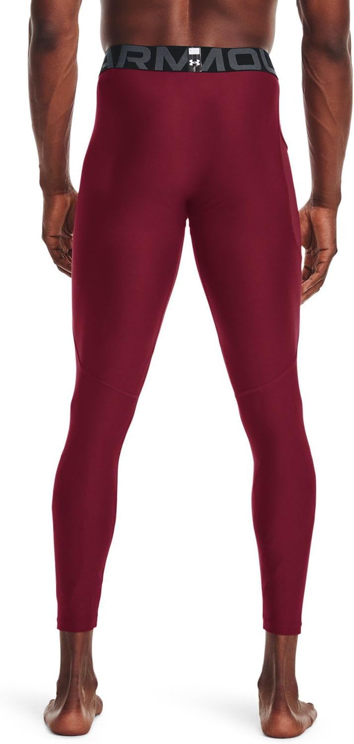 Under Armour Mens HeatGear Leggings - Superior Sweat Wicking and Durability SMT - Image 2