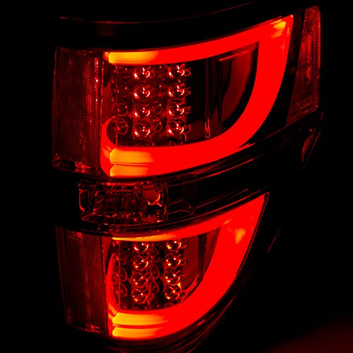 Sppc Smoke Led Tail Lights For Ford F-150 Version 2 - (Pair) #TOP4