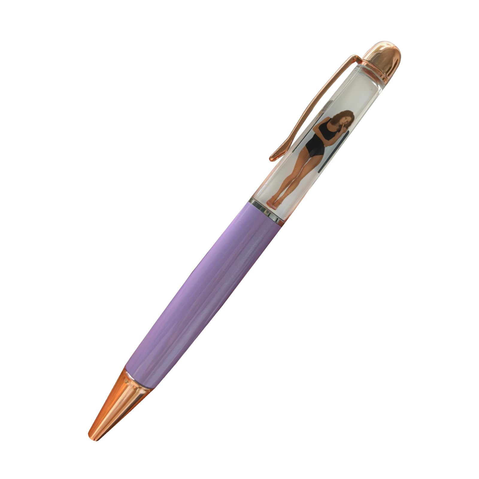 Sikyby Lady Women Female Classic Tip And Strip Pen Girl Strips When You Turn Her Upside Down(Purple)