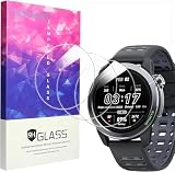 Blueshaweu 3 Pezzi Vetro Temperato Compatibile per Mibro GS Active 2 watch, Pellicola Protettiva Schermo in Vetro Temperato Alta Risoluzione Compatibile con Mibro GS Active 2 46mm 1,32" (Glass)