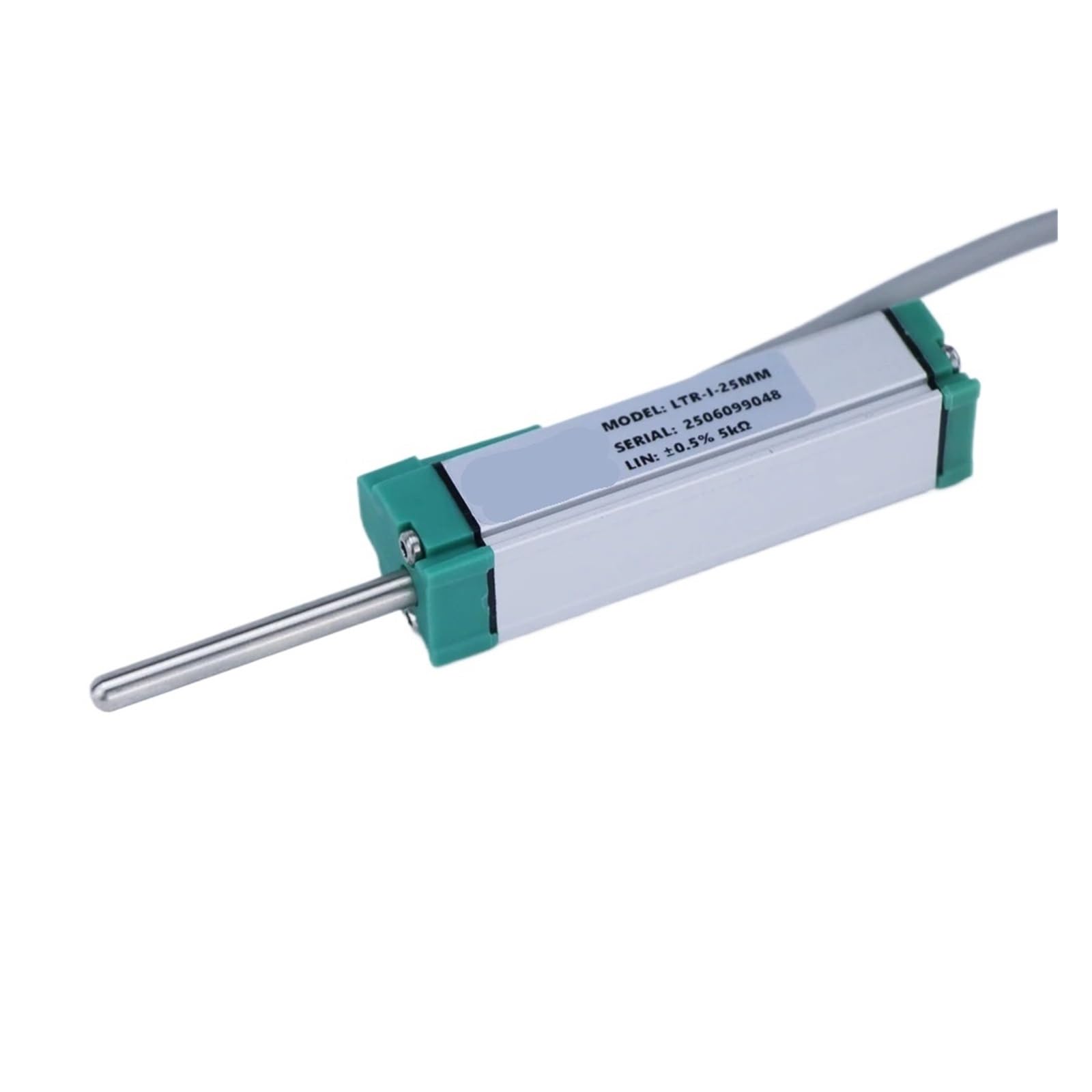 Capteur de déplacement linéaire, transducteur de position de déplacement Règle électronique à injection de ressort interne/externe(Internal 100mm)