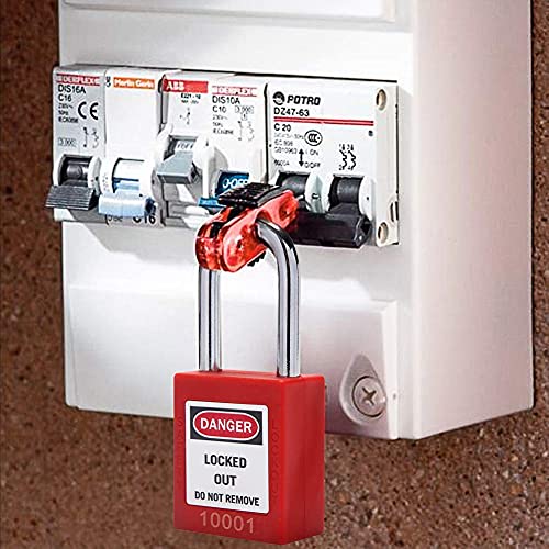 Lockout Tagout Locks Loto Tags - Lockout Locks Keyed Different Safety Padlocks Lockout Station Omgtmd Lock Out Tag Out Kit (100, Red) #TOP3