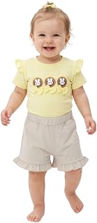 TUTE Baby Girls Round Neck Half Sleeve Bunny Print T-Shirt with Cotton Knicker Co-ord Set Price In India