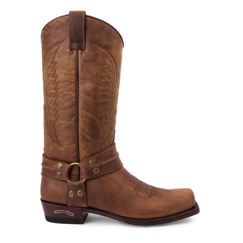 Men's traditional American flag casual British style thick sole wear-resistant thick heel suitable for spring and Fall high boots